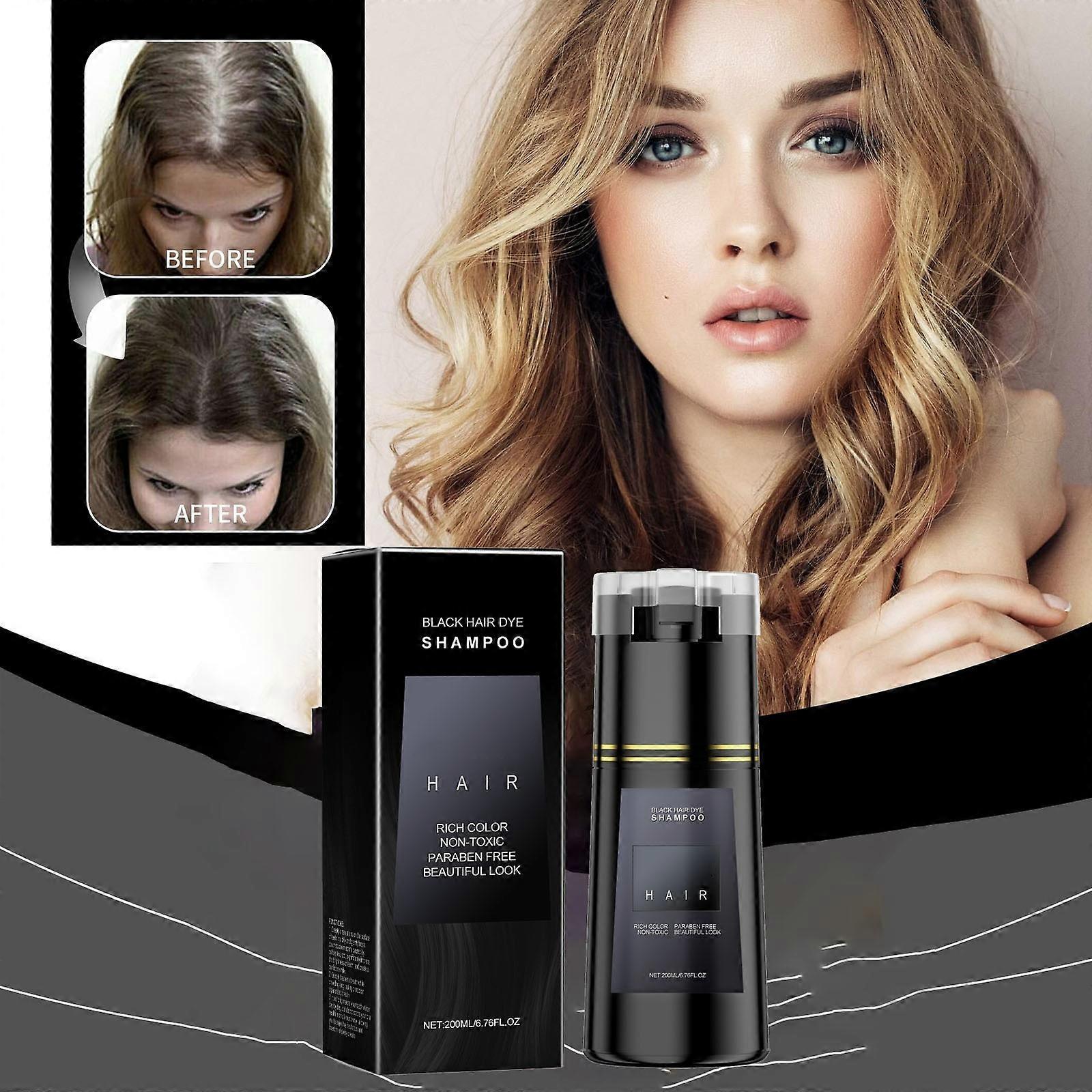 Kampaamo Hiusväri Shampoo Seerumit Hiusväri Shampoo Phytocare Pitkäkestoinen väriväri 200ml