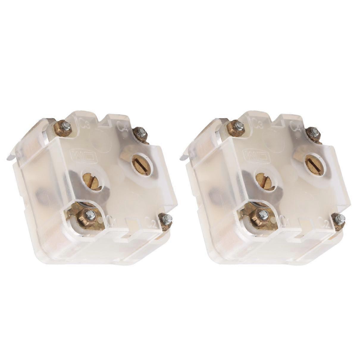 2 Pcs 223F Style Dual 20pF Variable Capacitor for FM Radio