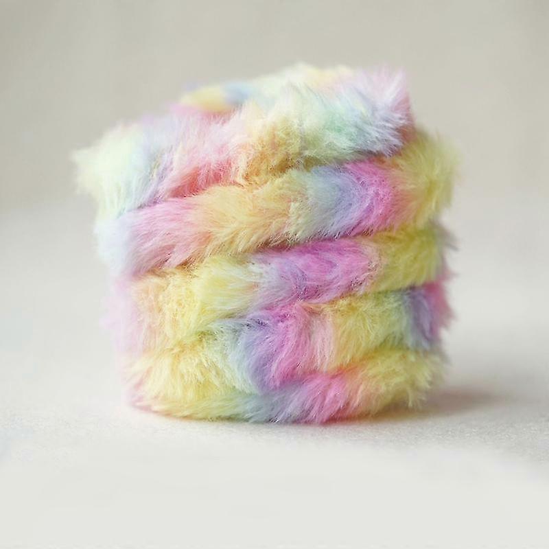 20mm Gradient Rabbit Hair Twisting Stick Wool Ultra Dense Wool Root Twisting Stick