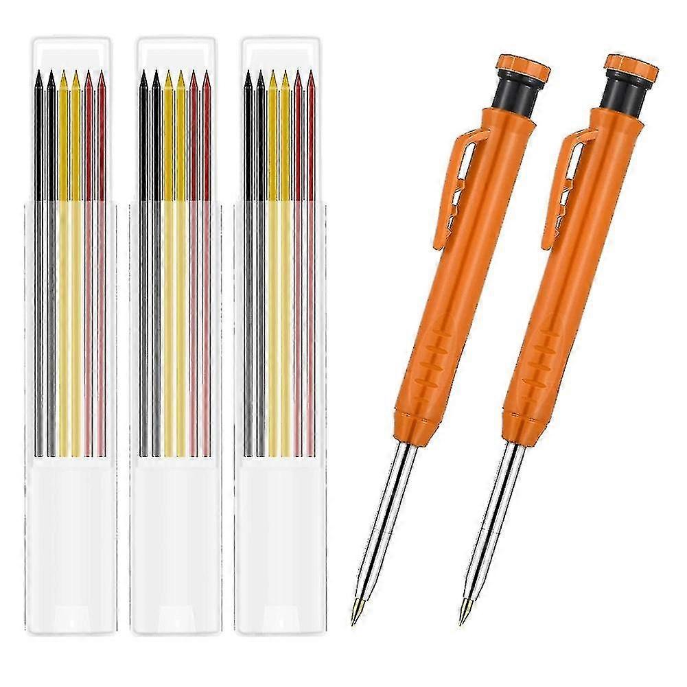Compatible Withcompatible With2pc Carpenter Mechanical Pencils Set 18pc Pencil Leads Carpenter C