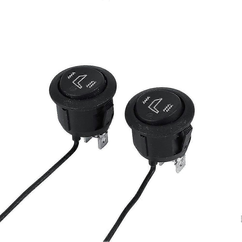 Car Seat Heater Switch Heated Seat Switch Universal 12v 20a 3 Pin Round Heated Rocker Hi Low Off Control Fit For Most Cars Suv Truck Rv Boats Motorcyc