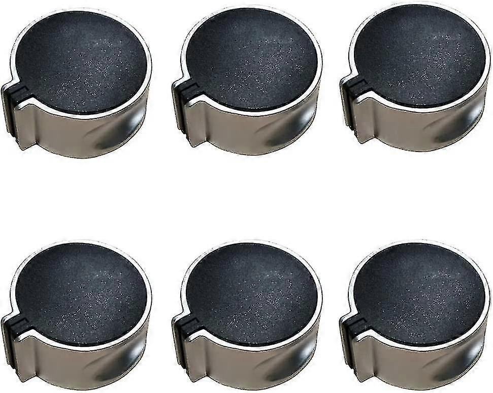 6pcs Oven Stove Knobs,gas Stove Knobs,universal Alloy 45 Switch Mode Black Gas Knob,8 Mm