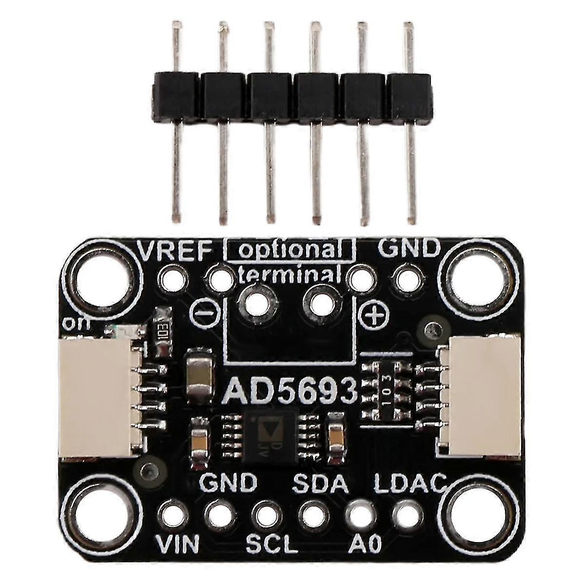 Ad5693r Breakout Board I2c Interface 16-bit Dac Module Compatible With Stemma Qt Qwiic