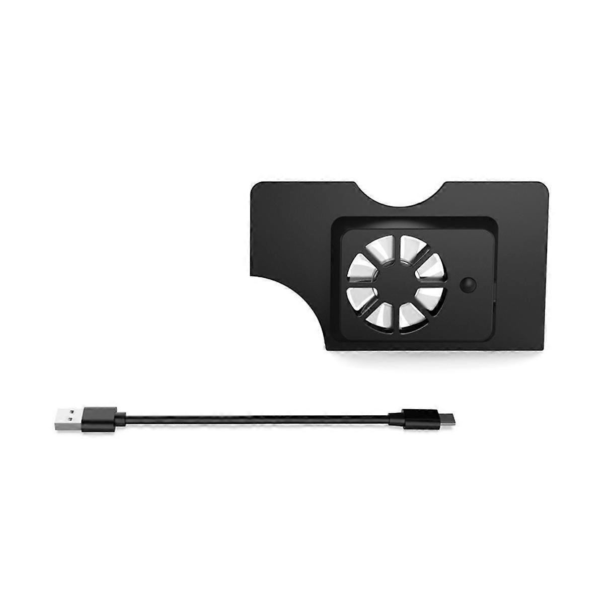 External Cooler Cooling Fan Host Stand Cooling Fan for Docking Station Parts Black