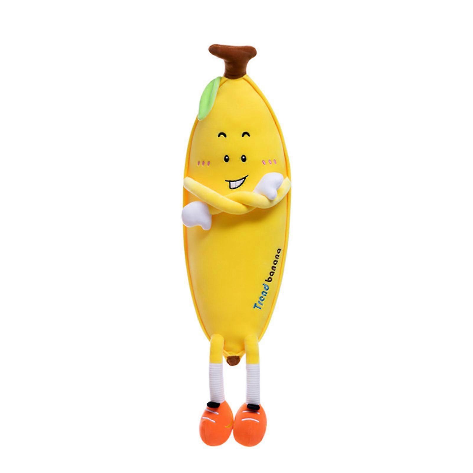 Banana Plushie Hugging Body Pillow Comfortable Plush For Children 80/105cm