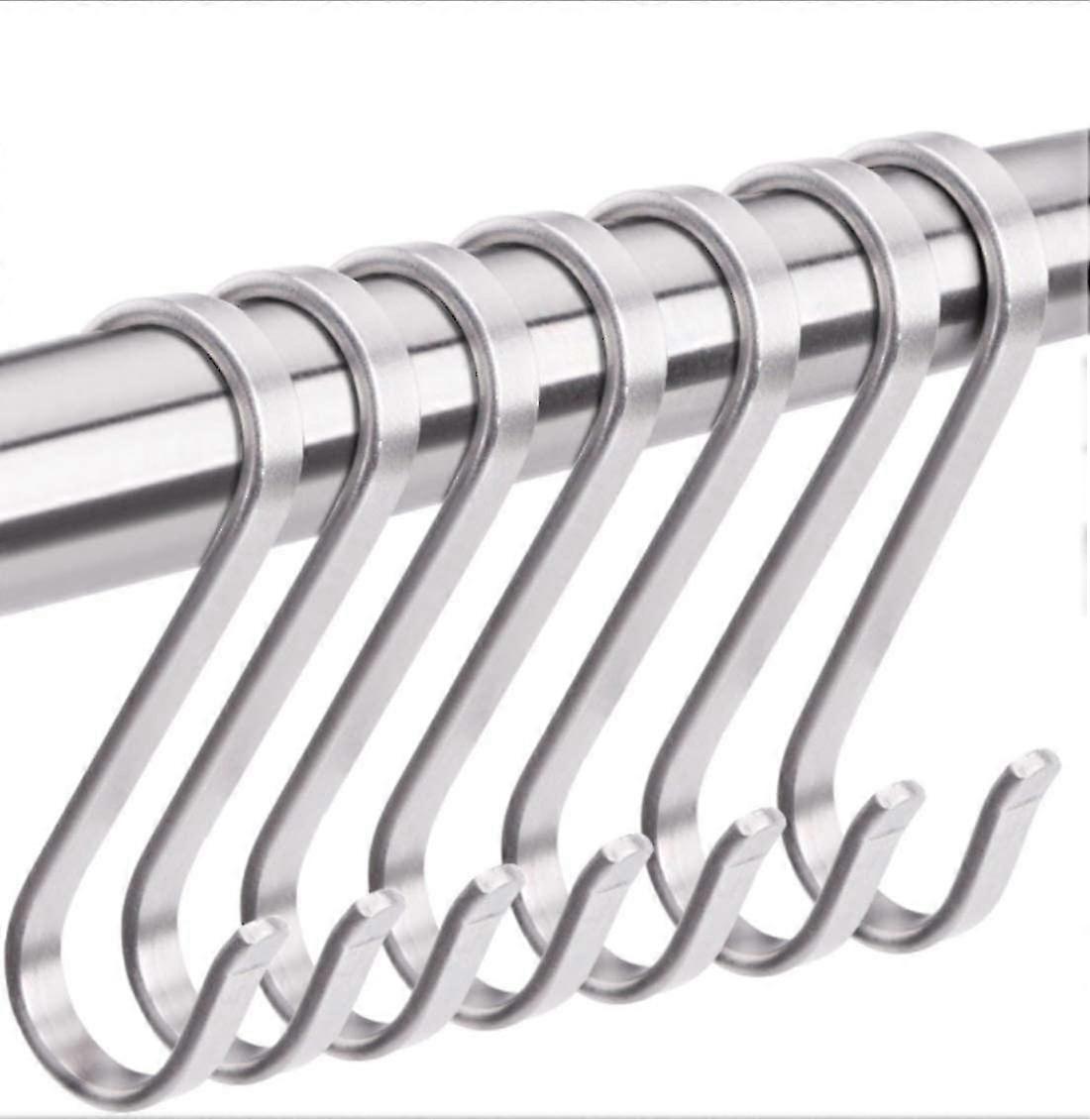 S-hook 10 S-shaped Stainless Steel Hooks, Hanging Tool Hooks