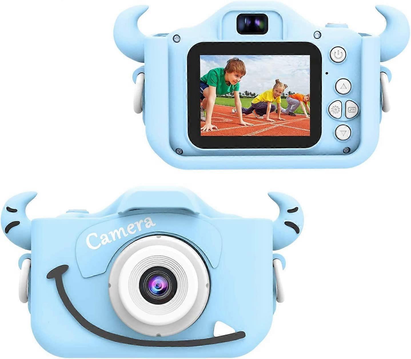Kids digital camera with 16GB SD card blue