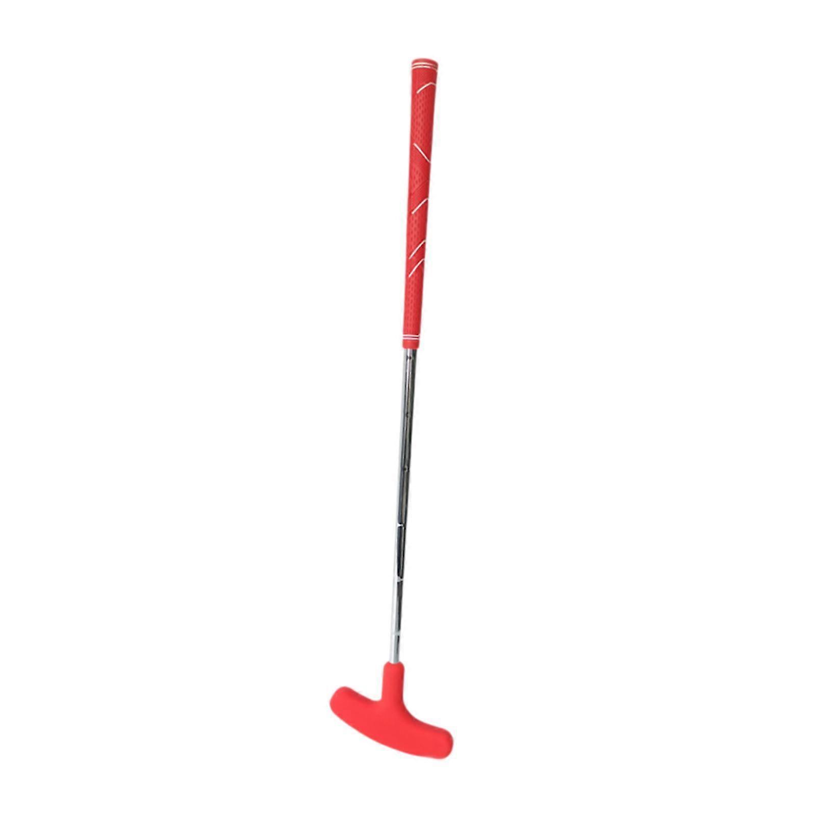 Two Way Golf Putter Lightweight Golf Training Toy Practical Putting Practice Red