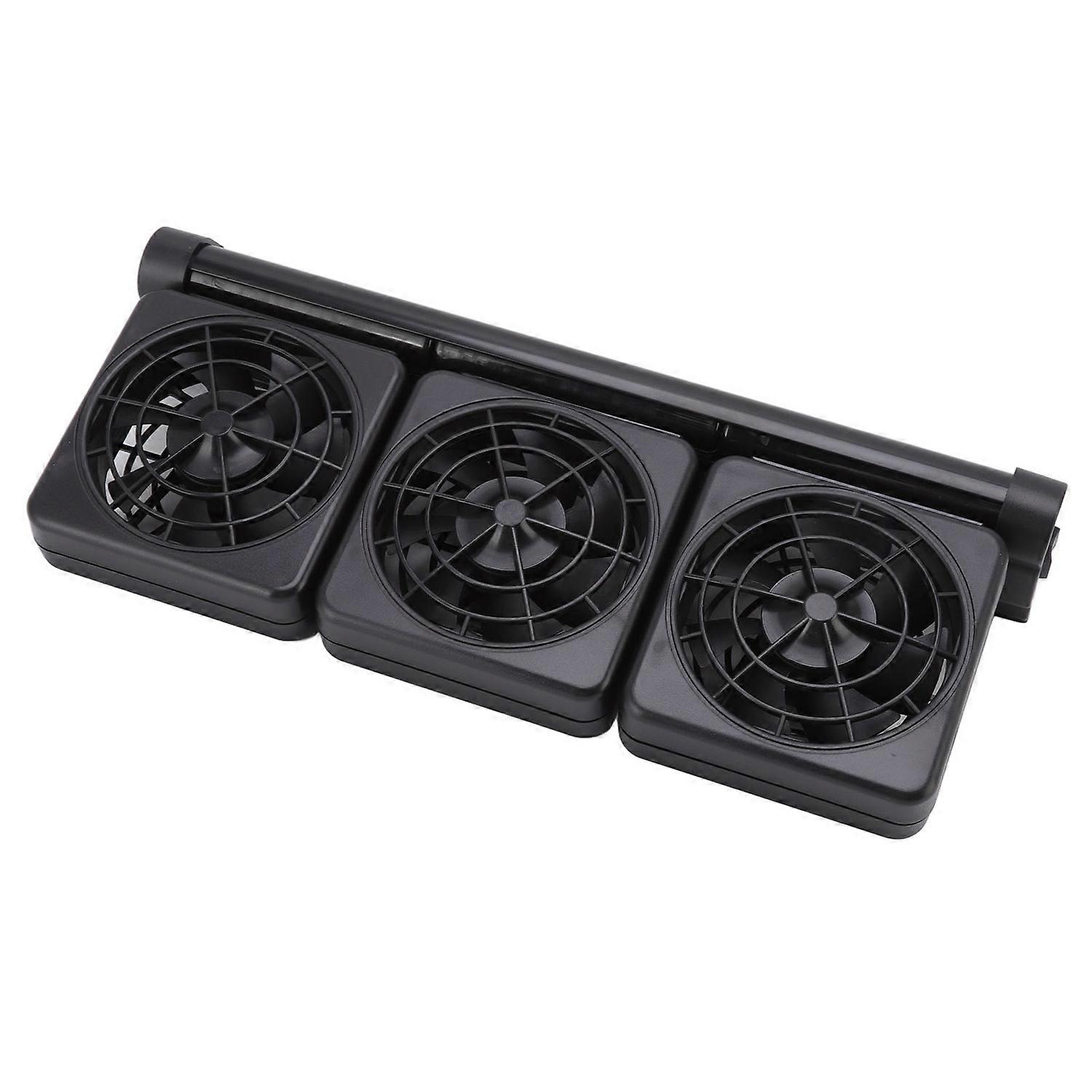 Fish Tank Cooling Fan 2 Speeds Adjustable Angle 3 Heads Aquarium Fans for Grass Shrimps Tank EU Plug