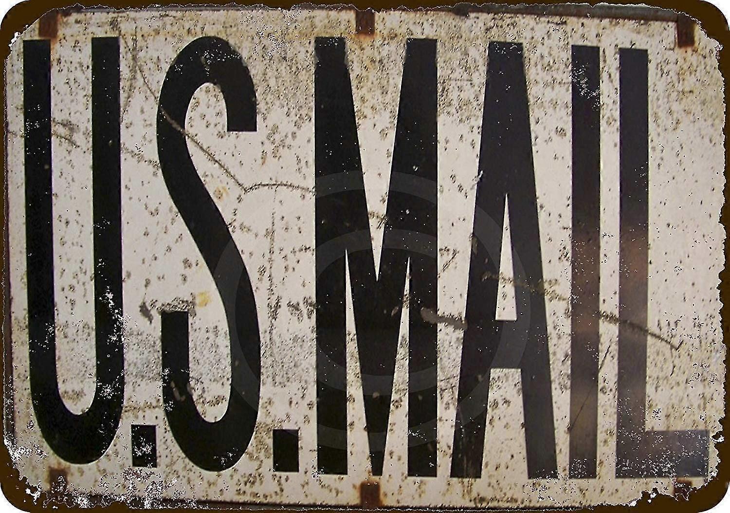 Νέος κασσίτερος Sign Us Mail Vintage Look αργίλιο μεταλλικό σημάδι 8x12 ίντσα Ή 12x16 ίντσες Λειτουργία 5509