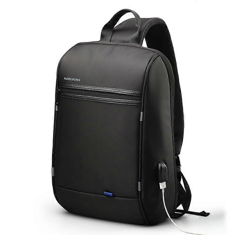 Kingsons Crossbody One-Shoulder Computer Backpack Leisure School Bag
