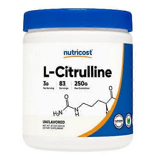 مسحوق قاعدة L-Citrulline من Nutricost ، 250 جرام