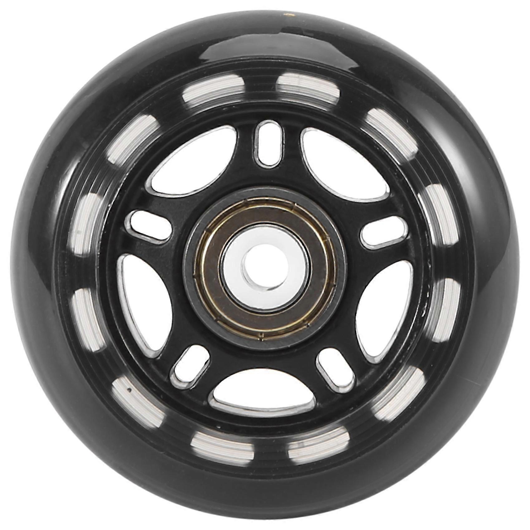 8 Pack Inline Skate Wheels Beginner's Replacement Wheel with Bearings Wheels 70mm