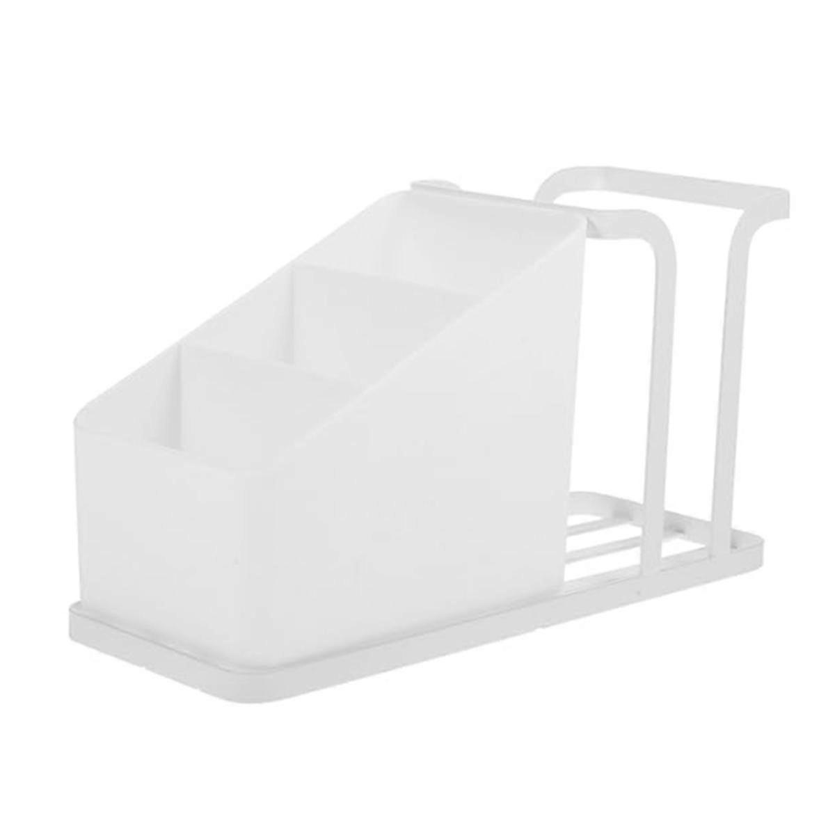 Cup and Lid Holder,Adjustable Coffee Cup Holder Organizer 3 Compartment Disposable Cup Dispenser with Coffee Pod A