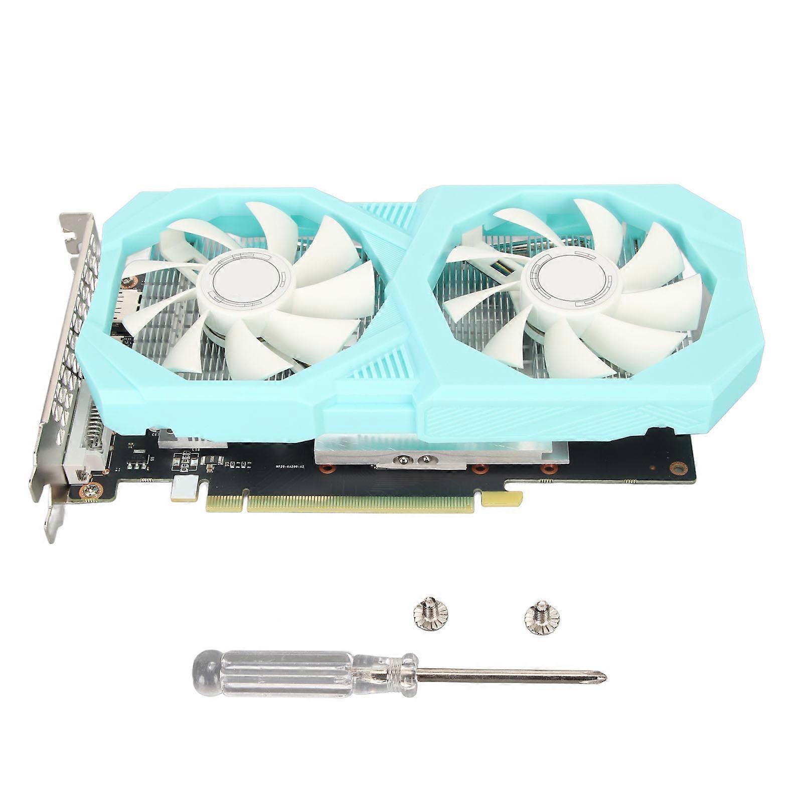 Desktop-Grafikkarte 6 GB GDDR6 192bit 1530 / 1750 MHz DP DVI HD PCI Express 3.0 Gaming-Grafikkarte für Computer-PC