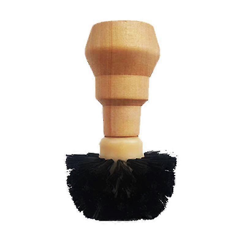 Machine à expresso Panier Nettoyage Brosse à cheveux Poignée en bois Filtre à café Brosse à café Machine à café Machine à nettoyer Brosse à café Filtre Brosse Nettoyeur