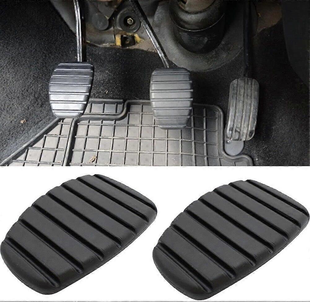 Clutch and Brake Pedal Rubber Cover, Pedal Mat Cover for Megane Laguna Clio Kango Scenic