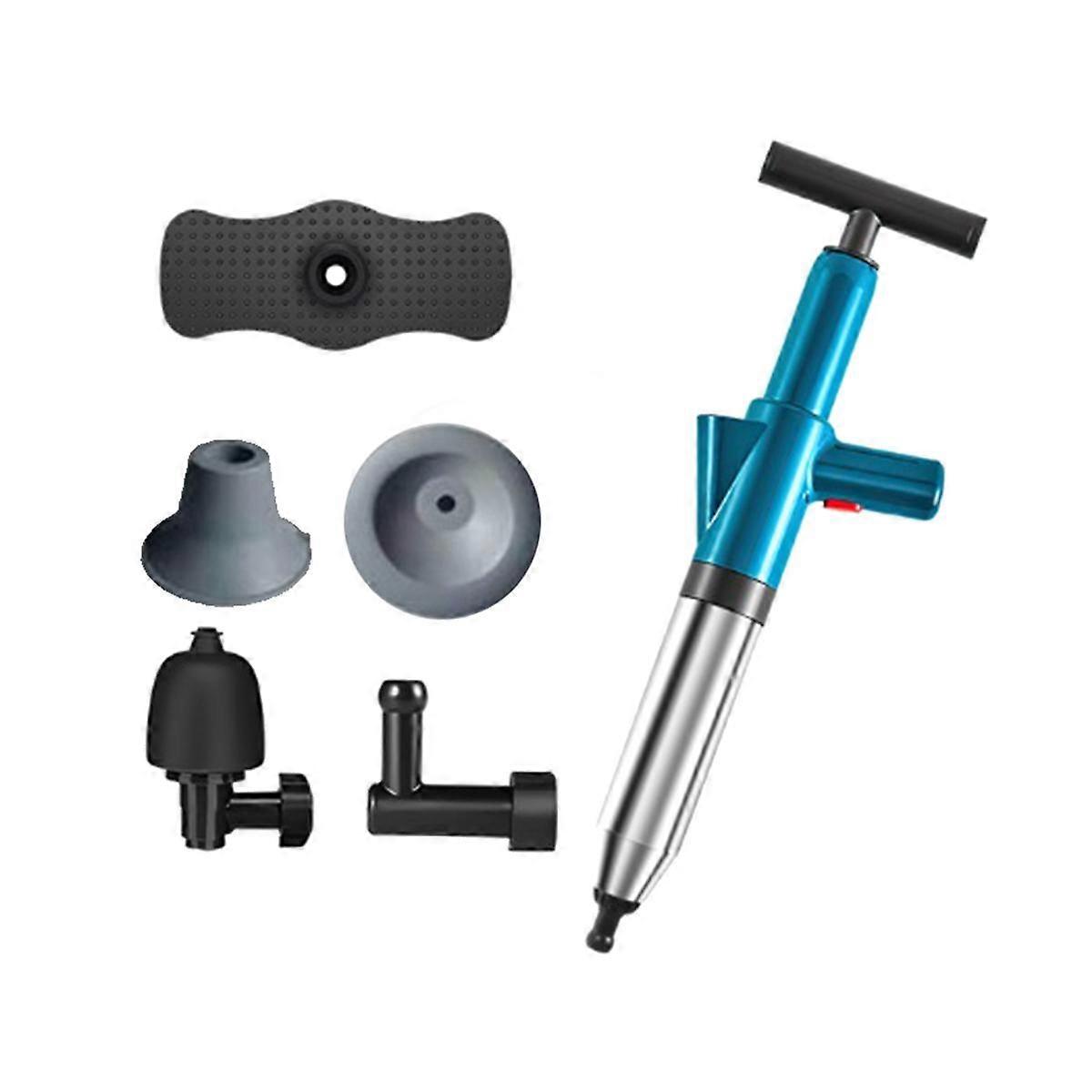 Toilet Plungers High Pressure Pipe Unblocker Multi-Functionl Dredge for Bathroom Pipe Plunger/Sinks