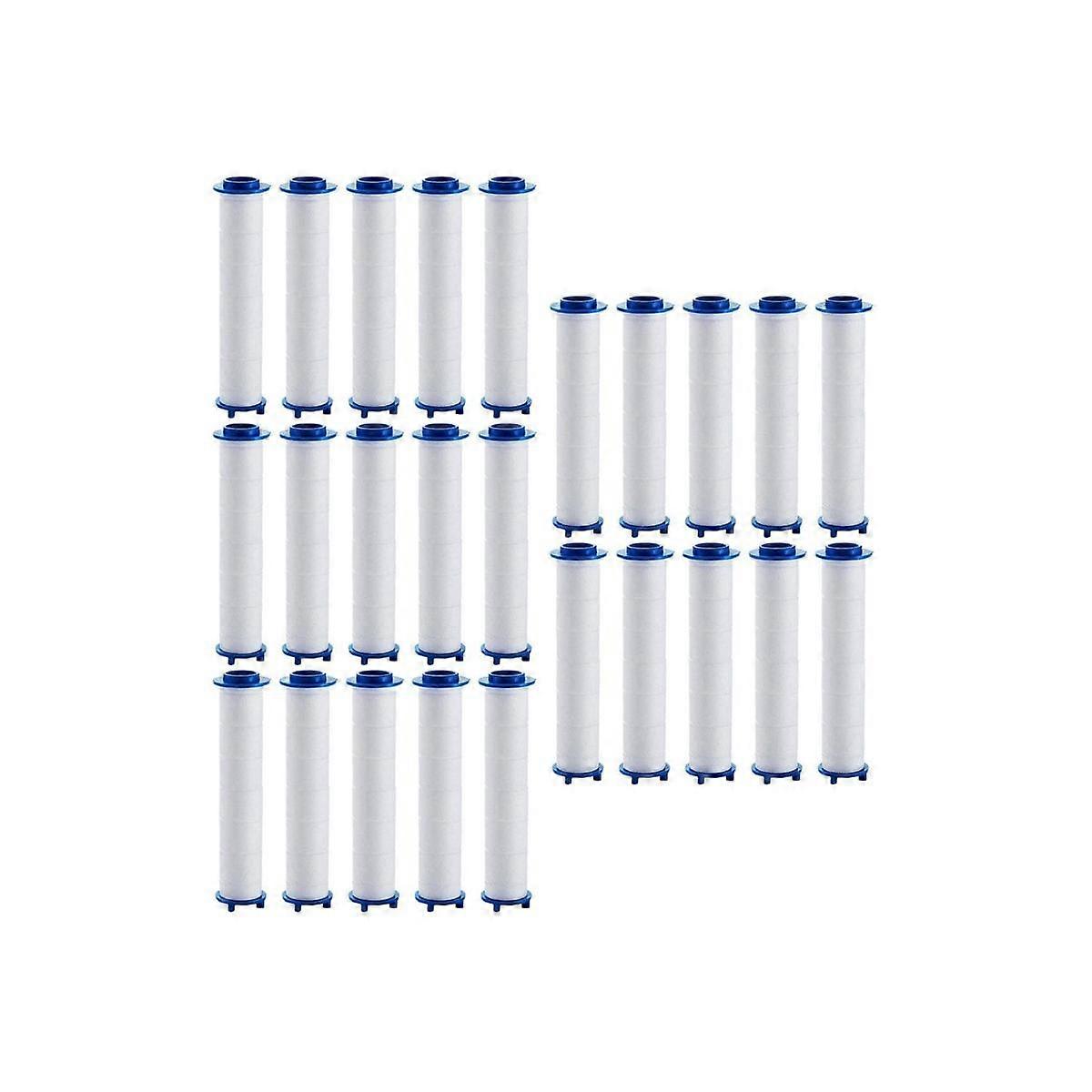25PCS Universal PP Cotton Shower Filters Replacements Shower Water Filters