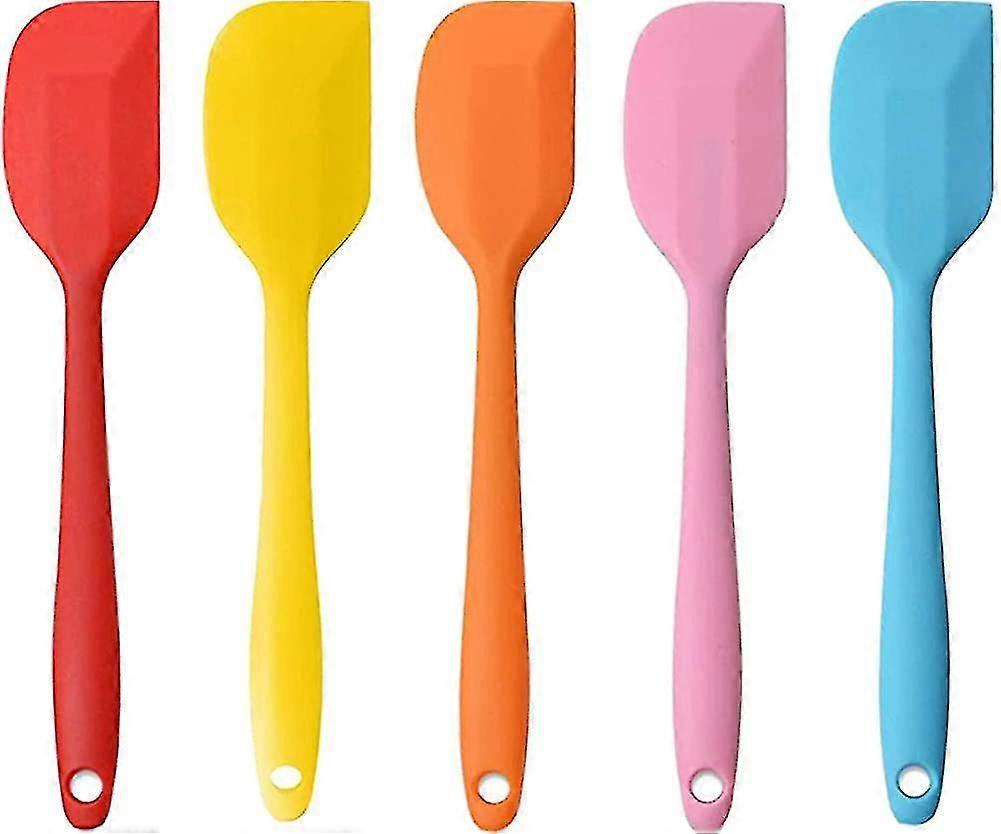 Kitchen Spatula Set, Silicone Dough Scraper, Heat Resistant Stainless Steel Core, Silicone