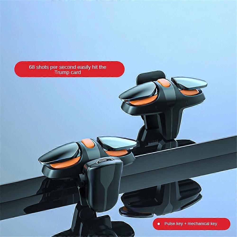 Mini Mobile Gaming Trigger For PUBG Phone Game Controller Gamepad Joystick Aim Shooting L1R1 Pulse Key Button For IPhone Android