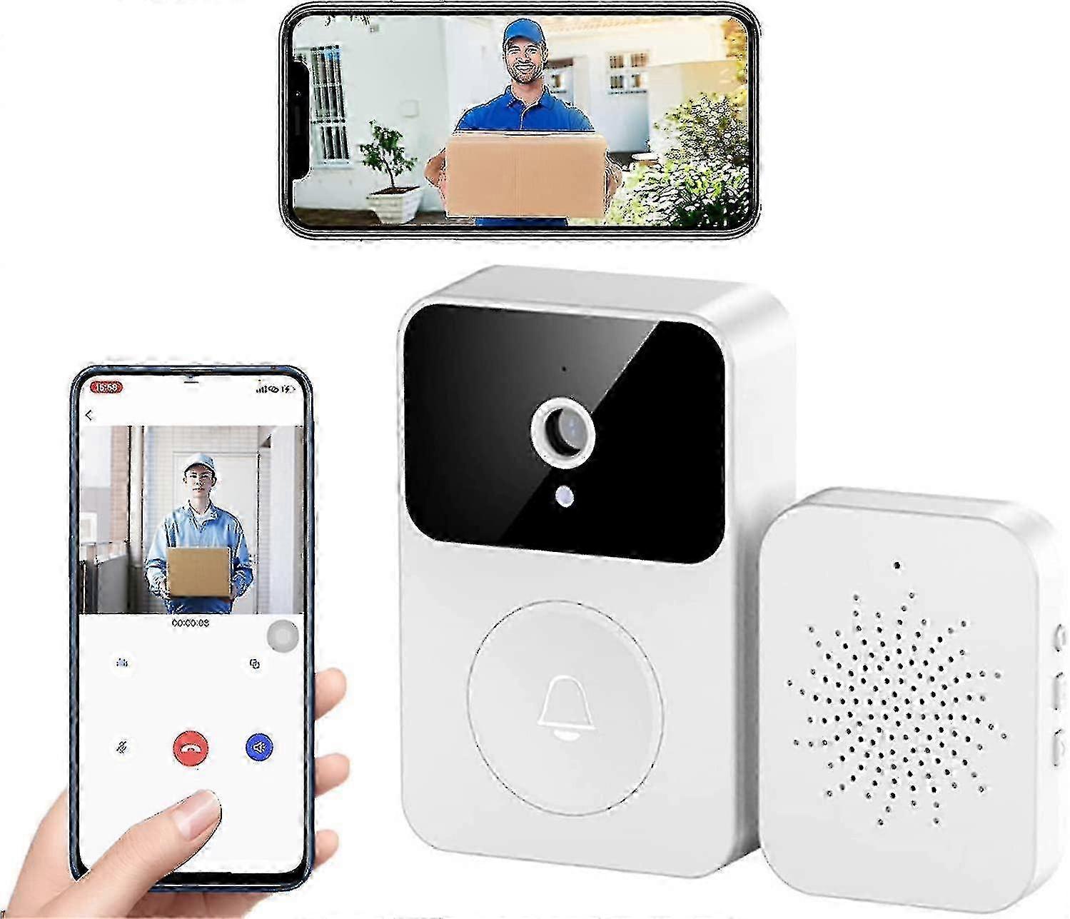 Smart Wireless Doorbell Wifi Intelligent Visual Remote Video Doorbell