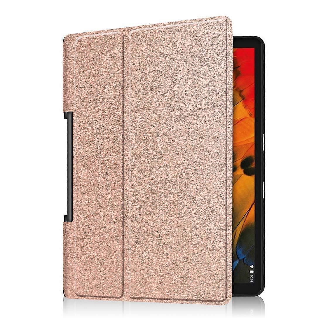 For Lenovo Yoga Smart Tab Custer Texture Leather Case