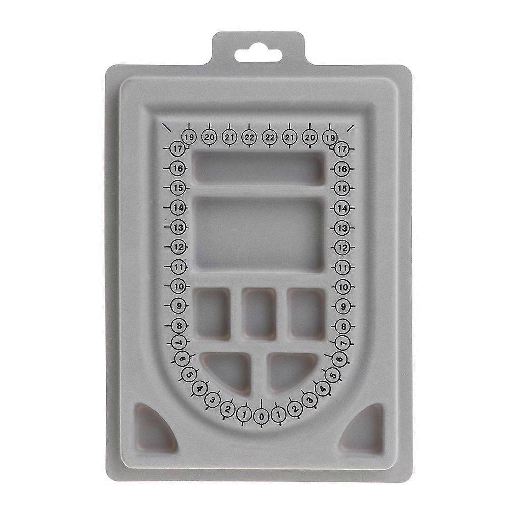 Bead Board for Grey U-Shaped Channels 9 Recessed Compartments Design Boards