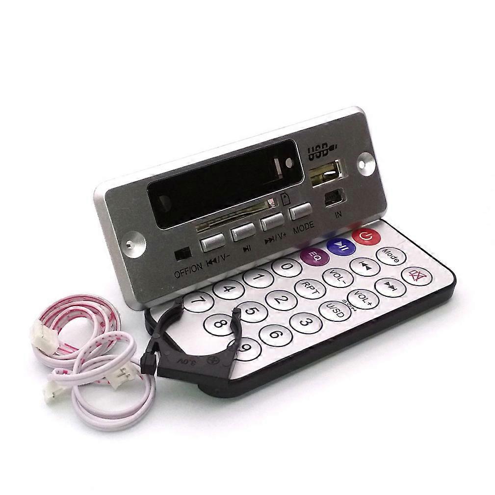 Super digital lossless WAV audio decoding board MP3 decoder player FM radio 6-12V