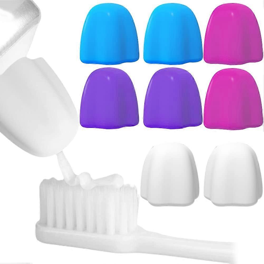 8pcs Toothpaste Cap Reusable Toothpaste Topper Toothpaste Caps Self Closing Toothpaste Caps Funny Toothpaste Cap Dispenser for Every Home