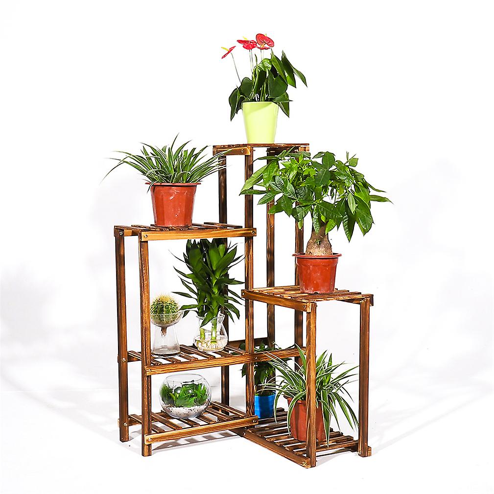 6 Tier Corner Plant Stand Garden Balcony