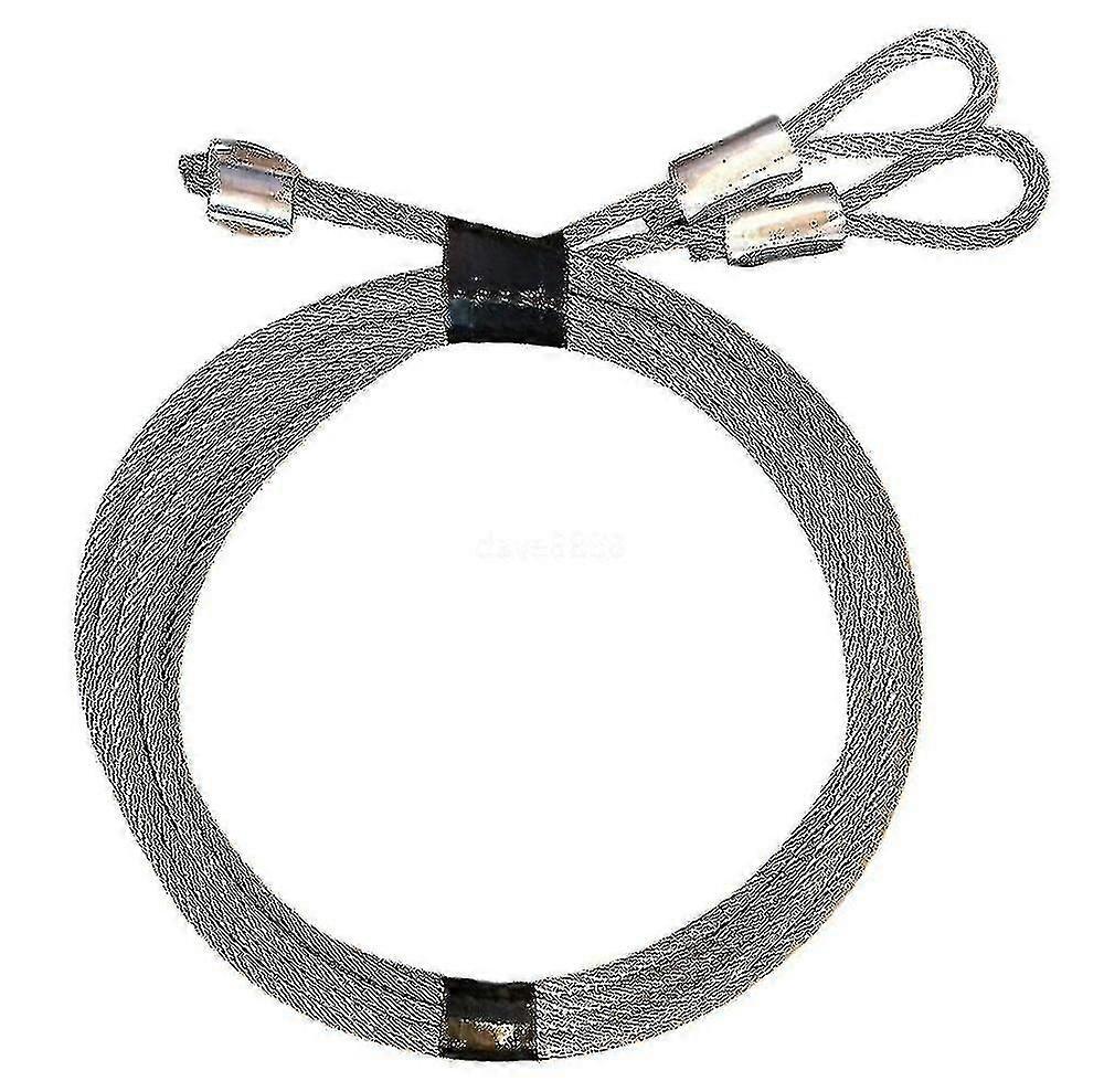Security Garage Door Extension Cable Kit Galvanized Steel Braid S Hooks Banmo