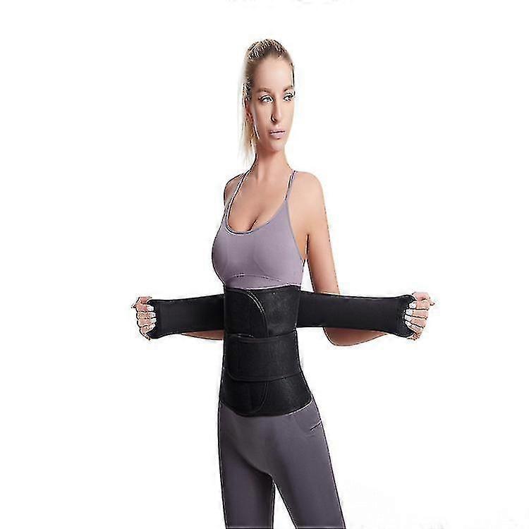 Femmes Bodyfitting Waist Trainer Zipper Double Ceinture Workout Slimming Trimmer