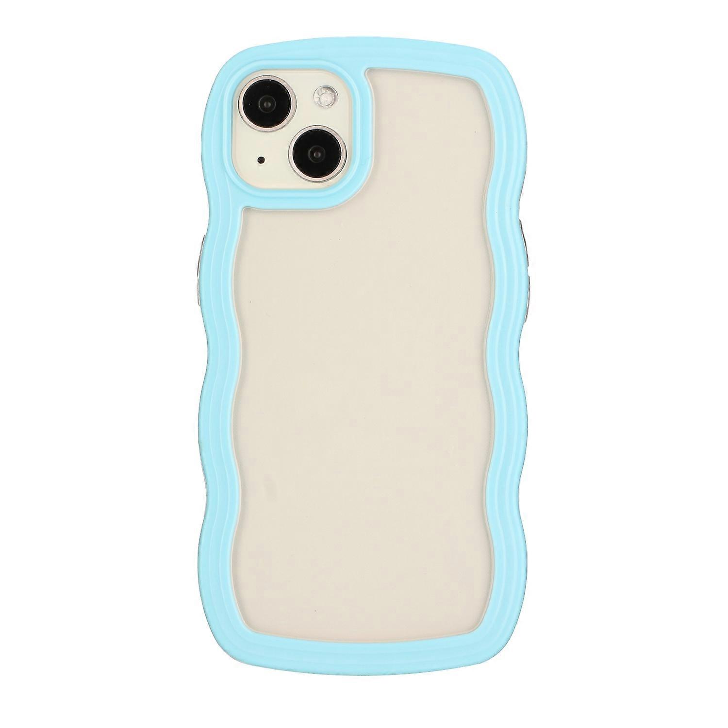 Wave TPU Clear PC Case para iPhone 15 Plus