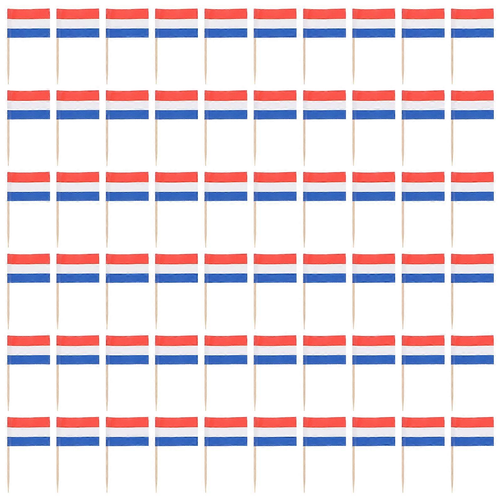 100 قطع العلم المسواك الأعلام كب كيك توبرز كعكة توبر زينة حزب اللوازم