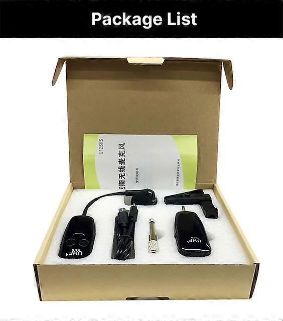 Wireless Instruments Saxophone Microphone Wireless Receiver Transmitter 50M Range Plug And Play Great For Trumpets