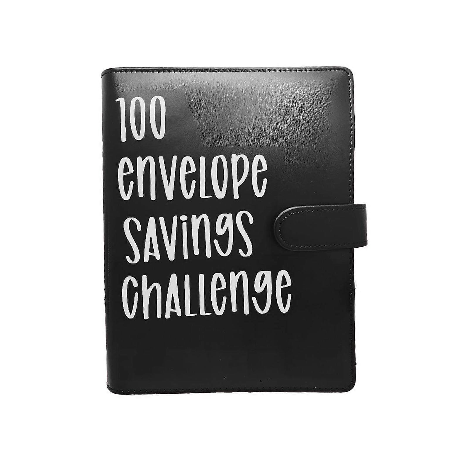 New Upgraded Envelope Challenge Binder Easy and Fun Way to Save,Savings Challenges Binder,Budget Binder with Cash Envelopes