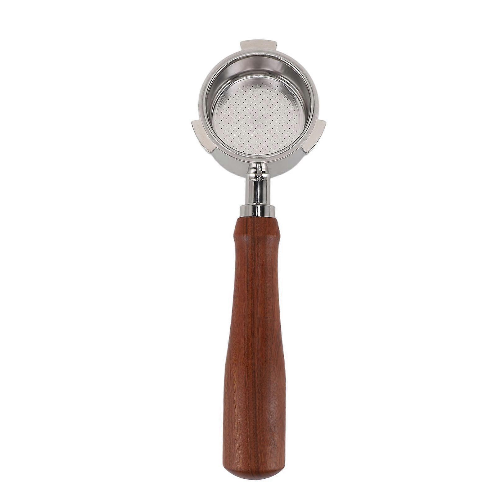 51mm Bottomless Portafilter Coffee Machine Stainless Steel Portafilter 3 Ears Bottomless Portafilter for Delonghi