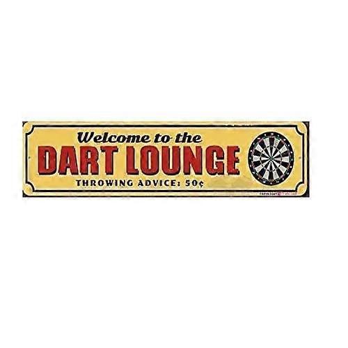 Dart Lounge Tin Wall Sign