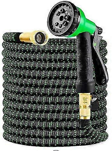 Garden Hose Expandable 8m/25ft With 3/4" Solid Brass Fittings