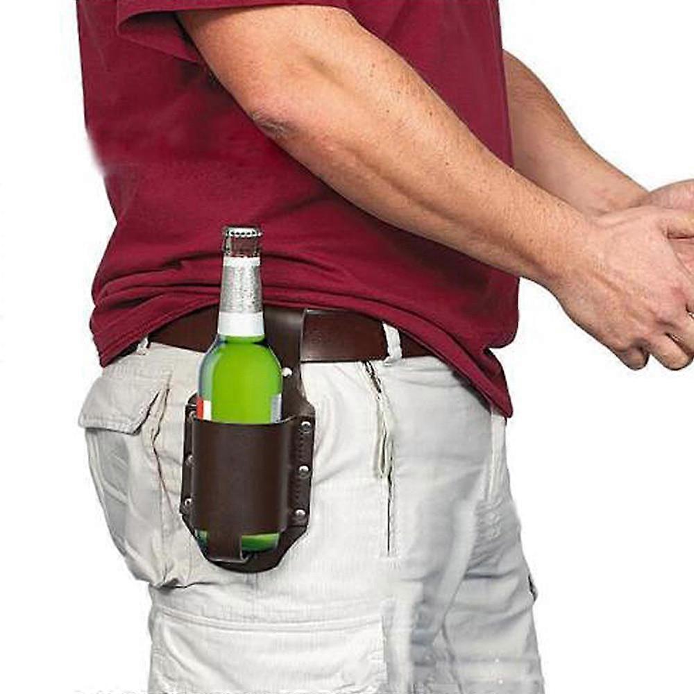 1pc Holster φορητή φιάλη μέση ζώνη μπύρας τσάντα εύχρηστο μπουκάλι κρασιού μπουκάλια ποτό μπορεί να κάτοχος