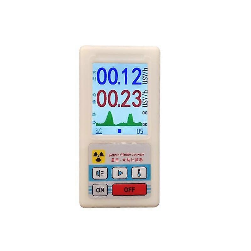 Handheld Geiger Counter Nuclear Radiation Detector Personal Dosimeter X-Ray Beta Gamma Tester LCD Radioactivity Marble Tools