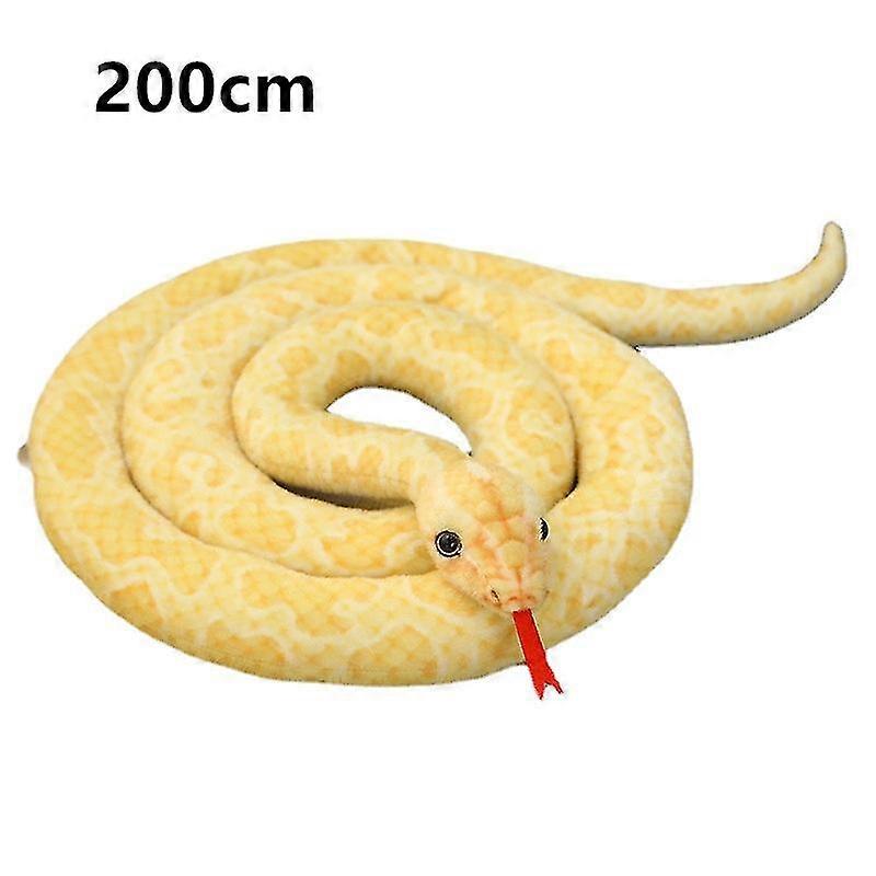 Various Simulation Snake Plush Large Size Joking Doll Lifelike Long Bed Pillow Tricky Gifts Home Decro