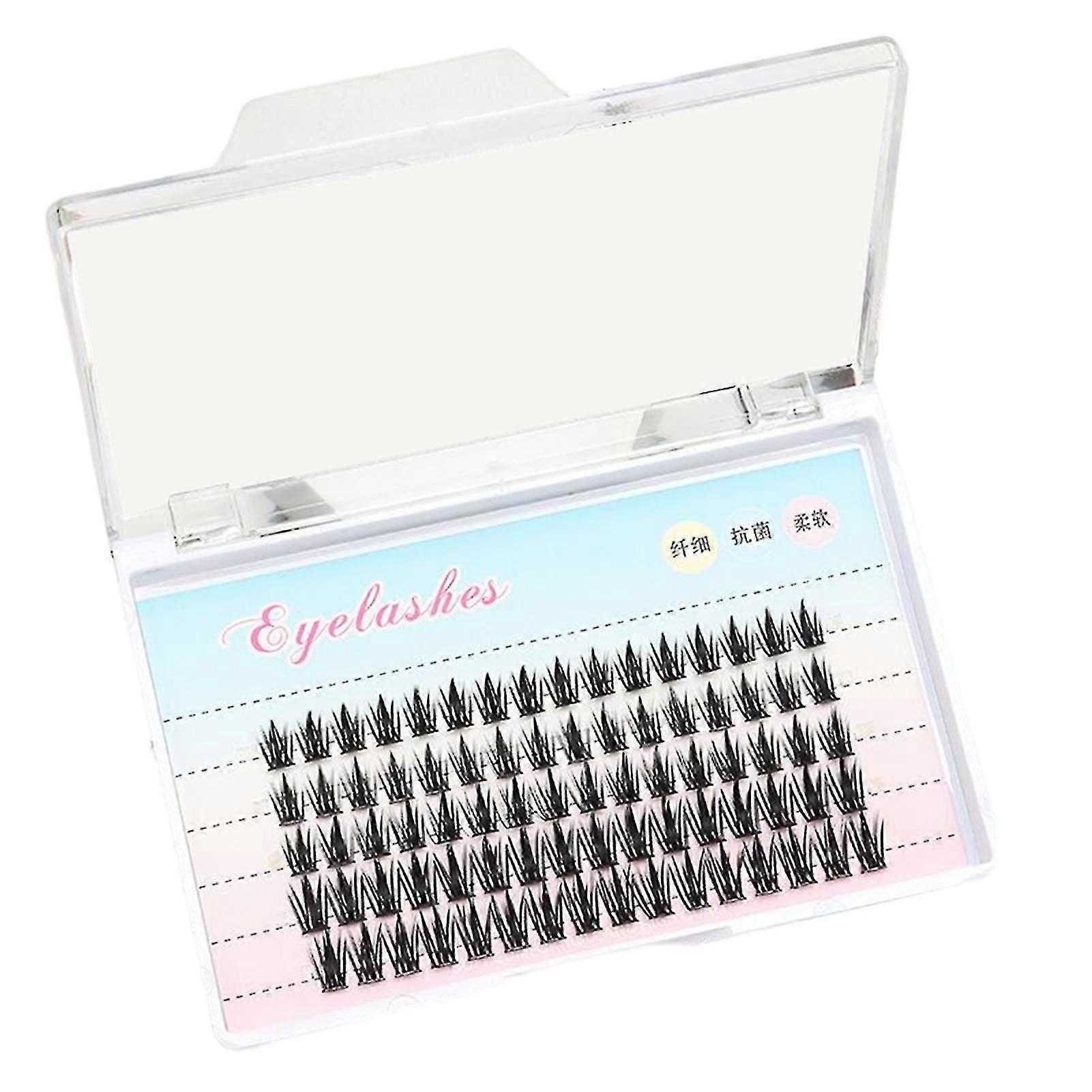 Simulation Grafted False Eyelashes Natural Thick Volume Emulated Eyelashes For Wedding Stage Makeup