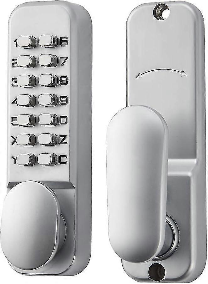 Mechanical Door Lock Keyless Digital Lock Three Layer Electroplating Casting Anti Corrosion