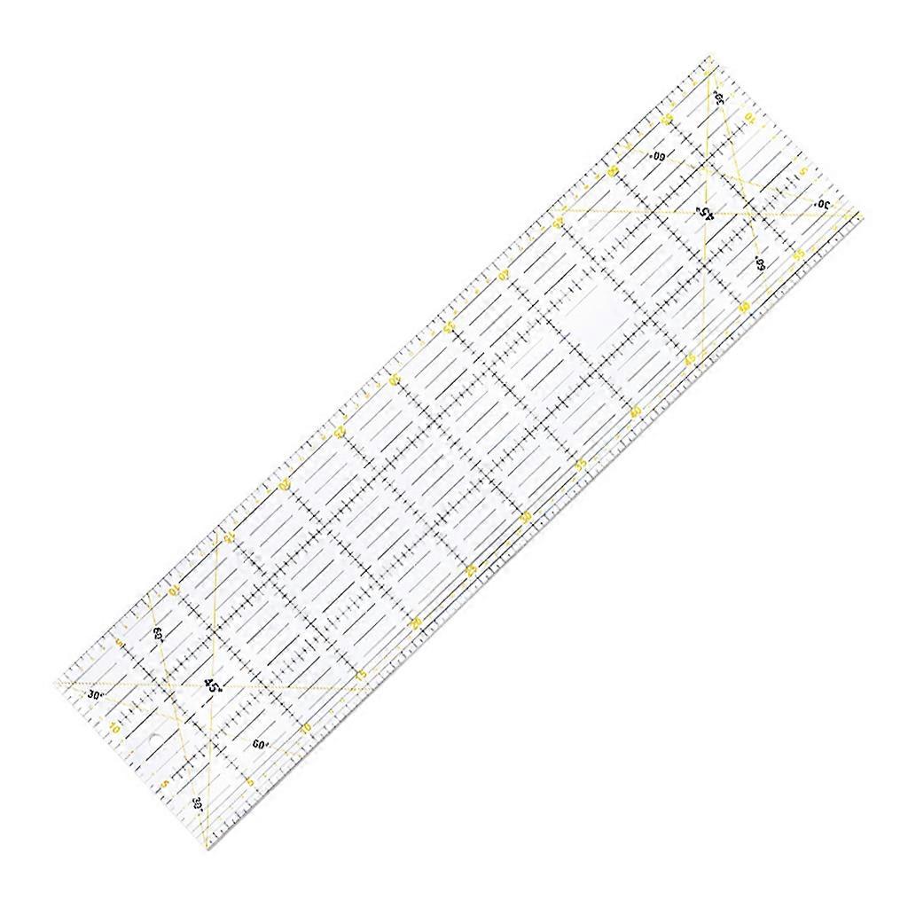 DIY Handmade Patchwork Feet Tailor Quilting Tools Acrylic Material 60x15cm Patch