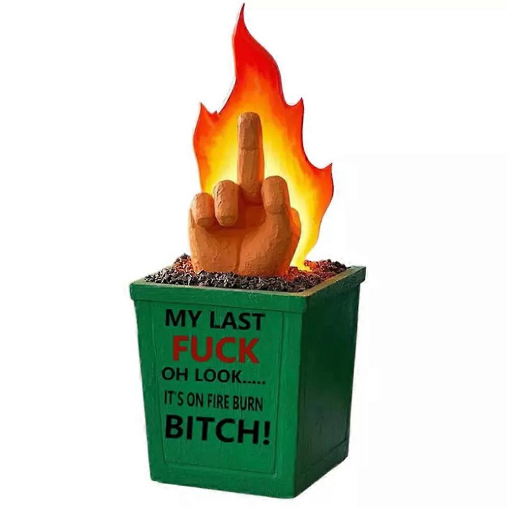متعة حرق النار تمثال ، القمامة النار ديكور التمثال ، القمامة النار مكتب الديكور