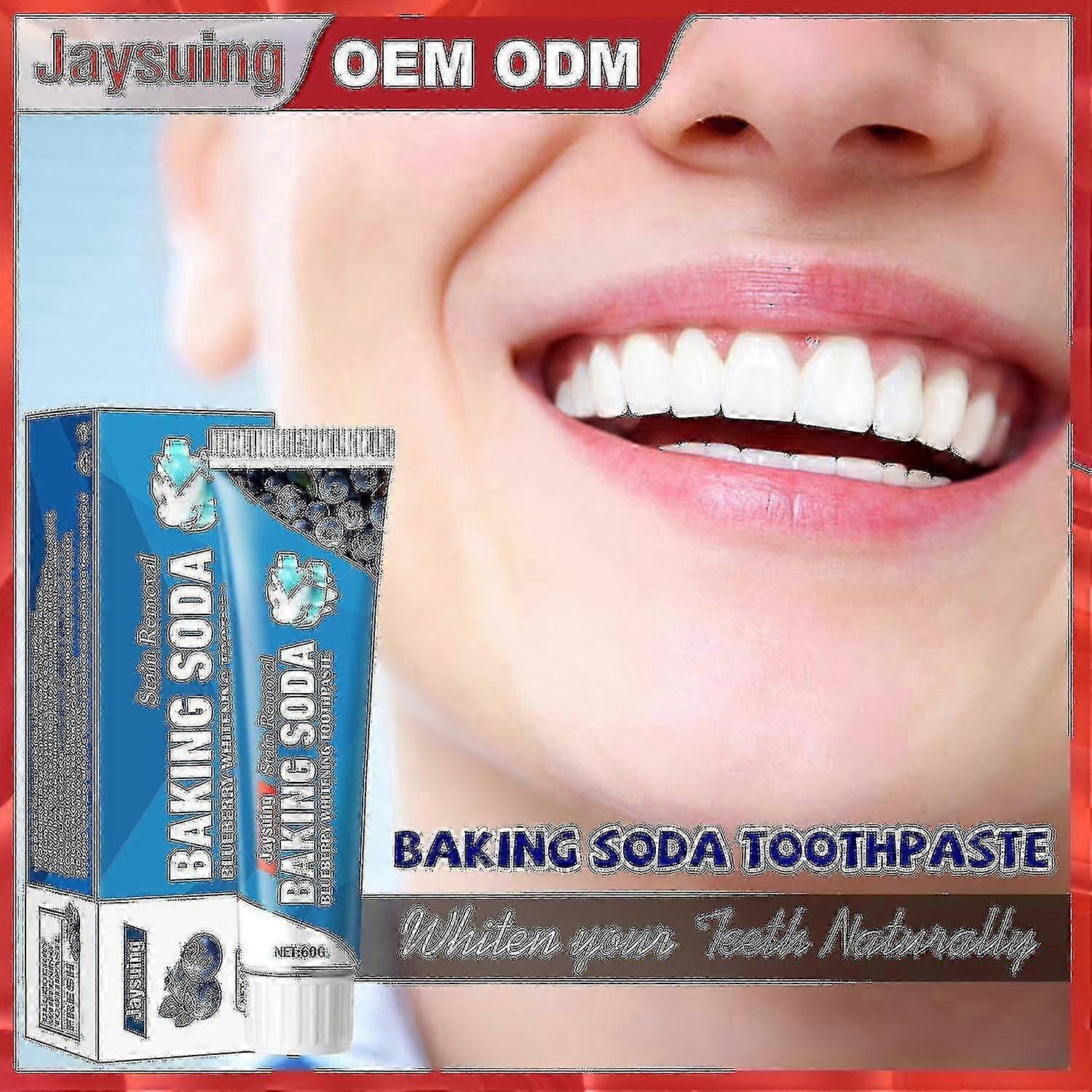 Jaysuing Teeth Whitening Toothpaste Blueberry Flavor