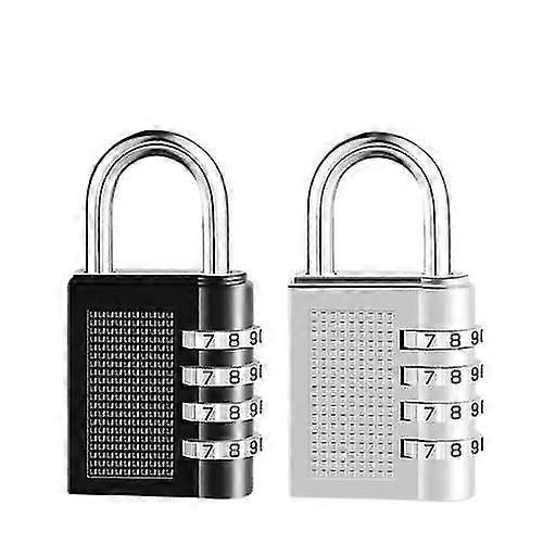 Combining Lock Security Padlock Proof 4-Digit Padlock, 2 pieces
