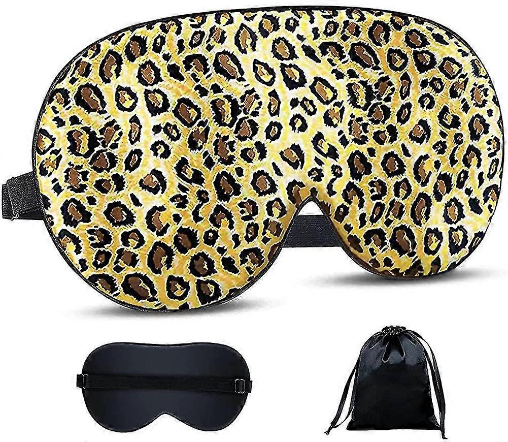 100% Light Blocking Eye Mask Sleeping Mask Ultra Soft Night Mask Wit
